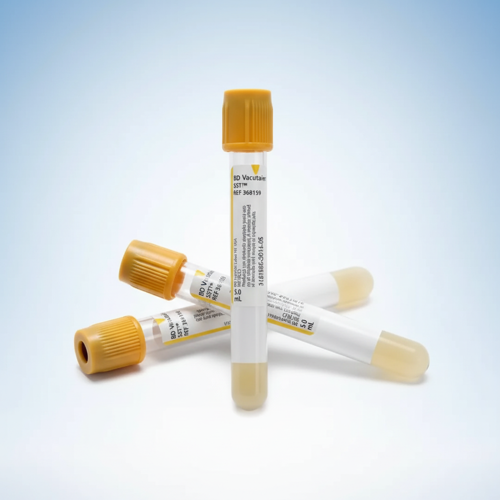 Tubo Vacutainer Tapa Amarillo / Oro 5ml Bd Con 100 368159