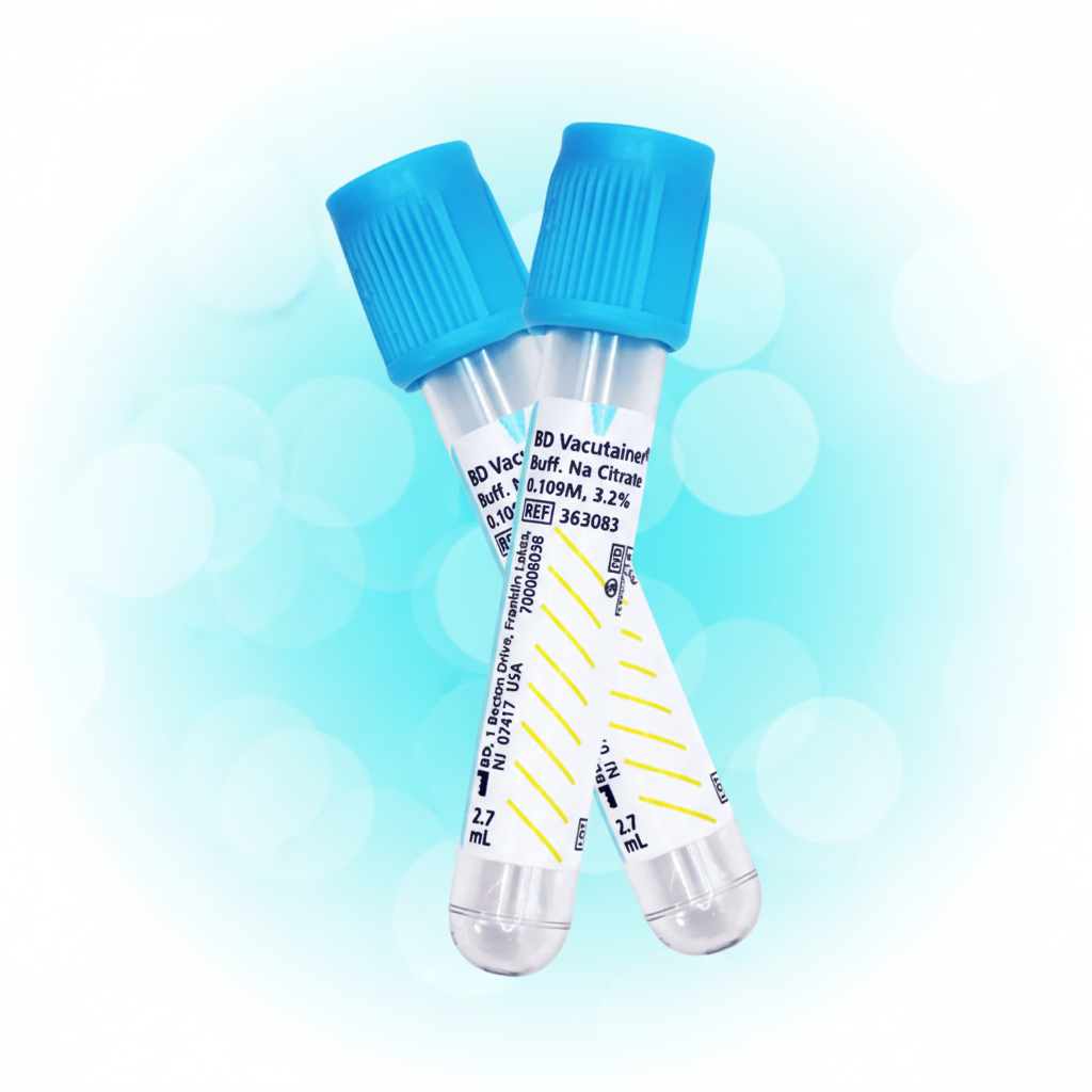 Tubo BD Vacutainer Azul para recoleccipon de sangre