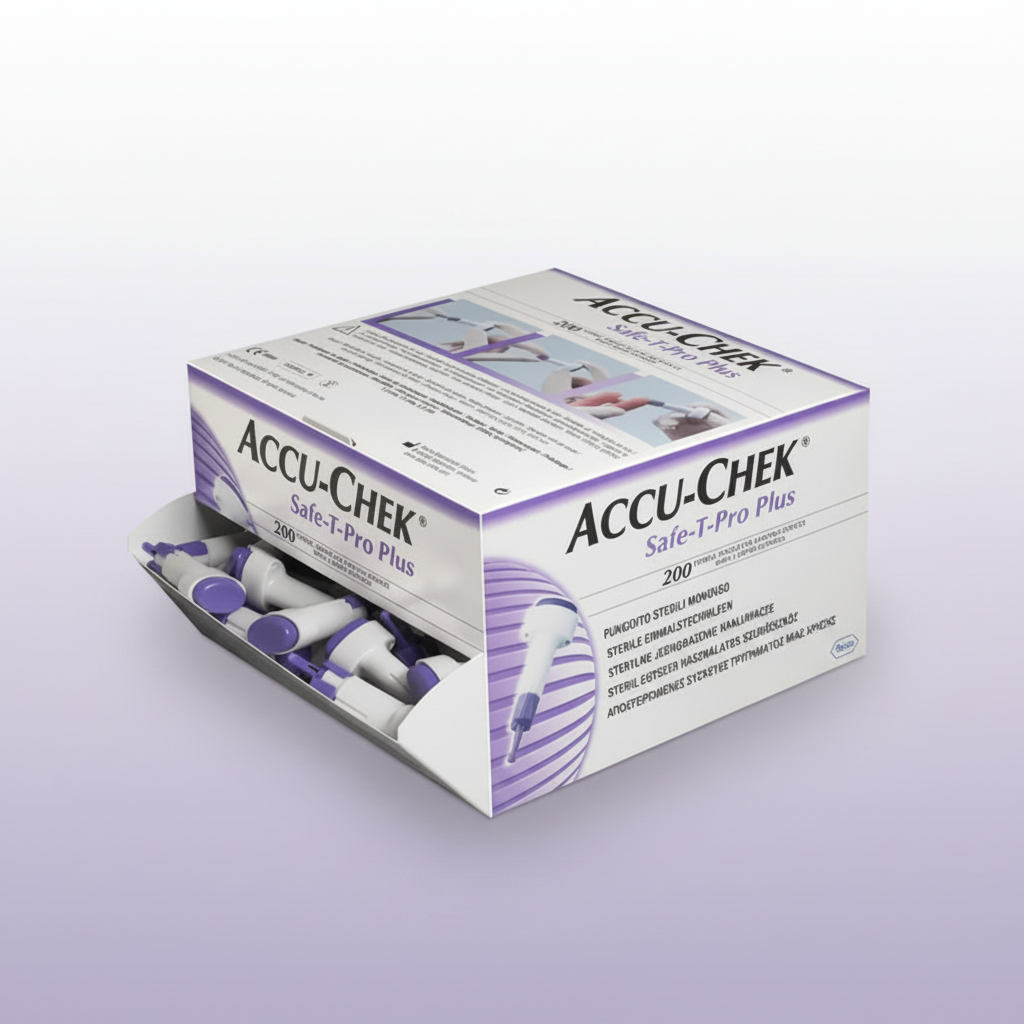Lancetas Accu-chek Safe T Pro Plus Caja Con 200 Lancetas