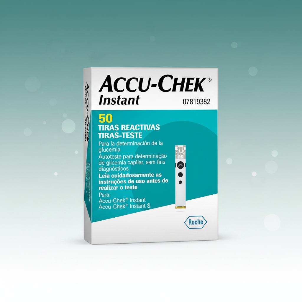 Tiras Reactivas Accu Chek Instant - Caja con 50 Piezas
